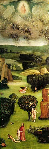 Hieronymus Bosch 'The Last Judgement' Left side