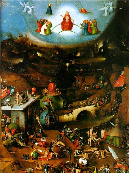 Hieronymus Bosch 'The Last Judgement' Middle part