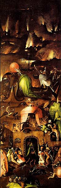 Hieronymus Bosch 'The Last Judgement' Right side