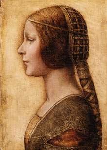 The Head of a young Girl by Leonardo Da Vinci