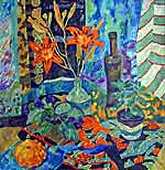 Still-life With Orange And Lily