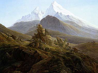 'Mountain Majesty'  by Caspar David Friedrich