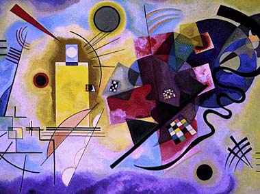 Yellow, Red, Blue by Kandinsky